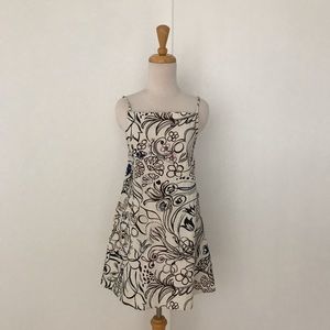 Fun print beaded dress